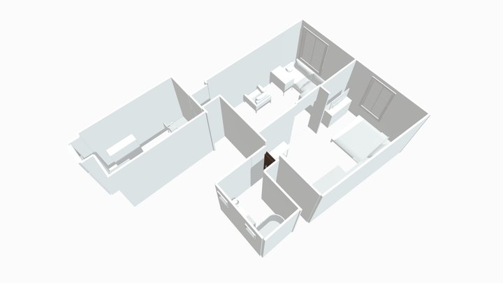 Budapest, Szent László út lakás 3D Model