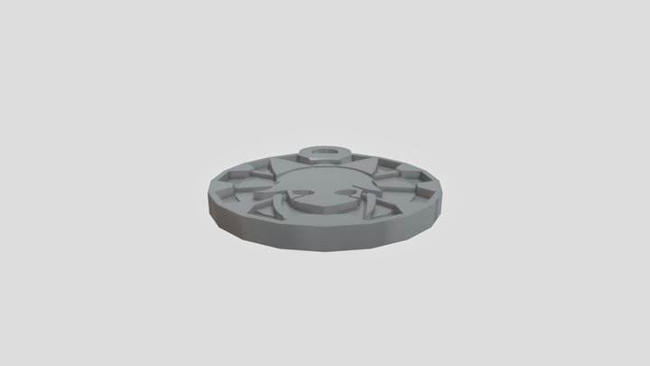kitsune medal (3d printable) 3D Model