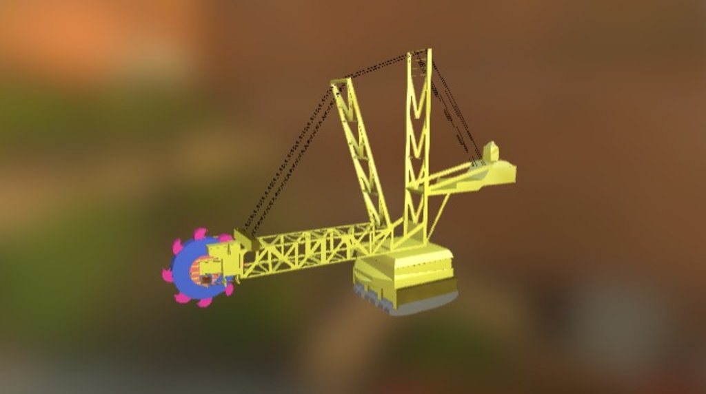 Big Open Earth Mining Digger