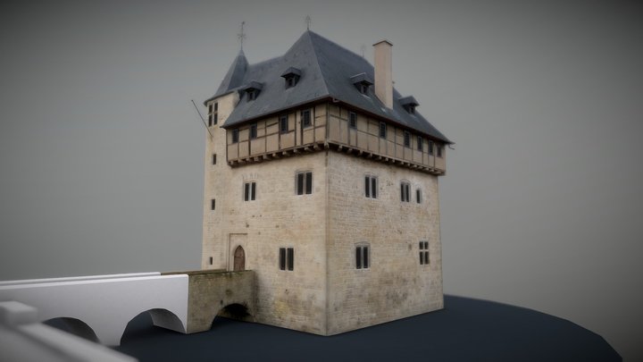 Crupet castel (Belgium) 3D Model