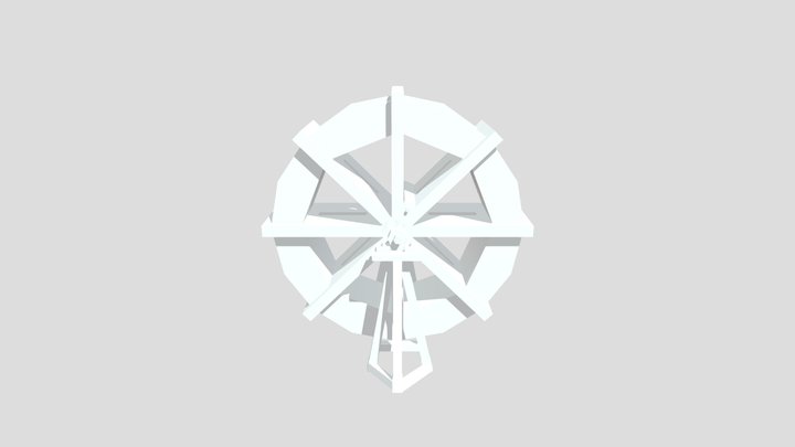 WaterWheelBase 3D Model