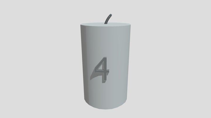 candle 4 went out 3D Model