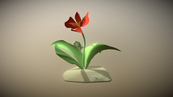 Flower Fairy created in Gravity Sketch 3D Model