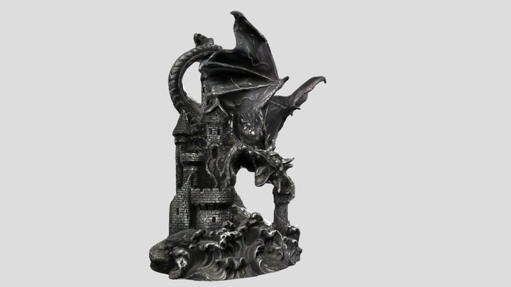 Castle dragon 3D Model