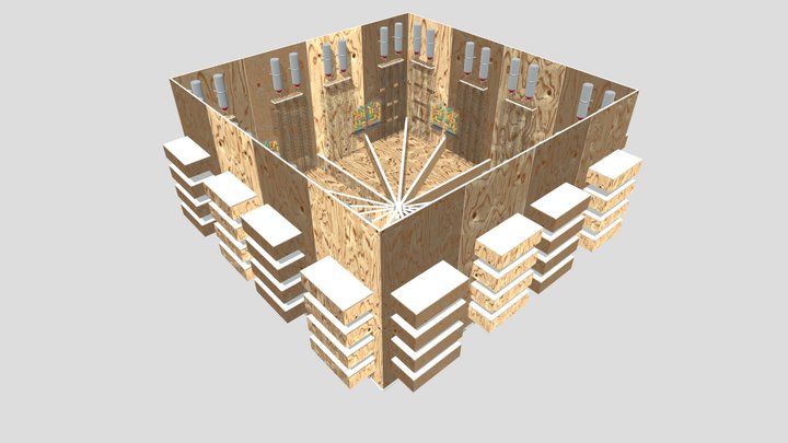 Вольер для мышей 3D Model