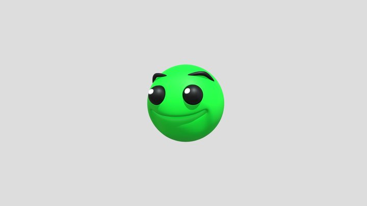 Geometry Dash Normal 3D Model