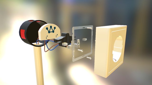 Built-in Crownstone 3D Model