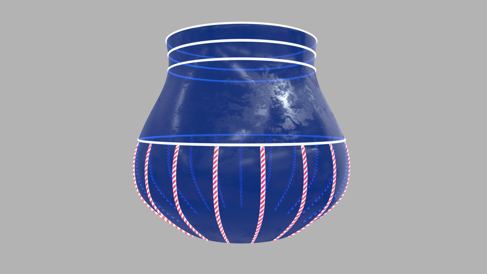Viking Glass Jar / Drinking Vessel