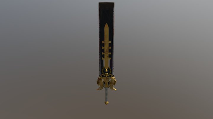 Gladiolus Amicitia Sword 3D Model