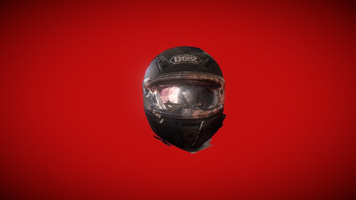 Motorcycle Helmet 3D Model
