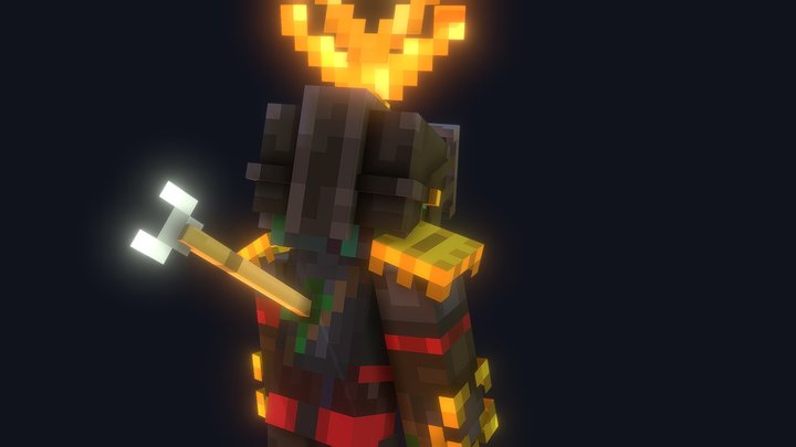 Zombie Knight 3D Model