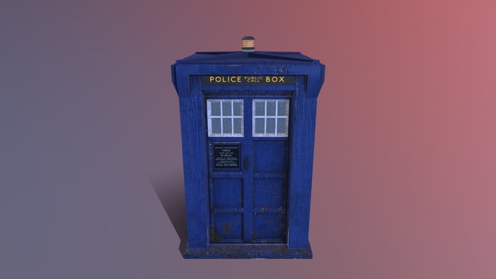 TARDIS 3D Model