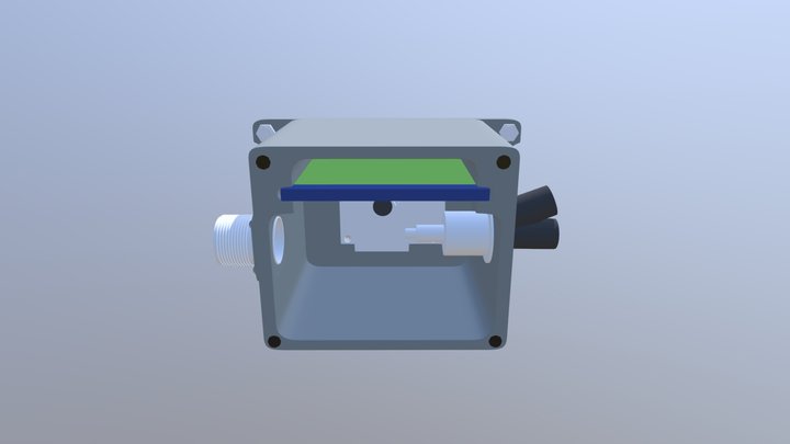 Dif Pressure Sensor 3D Model