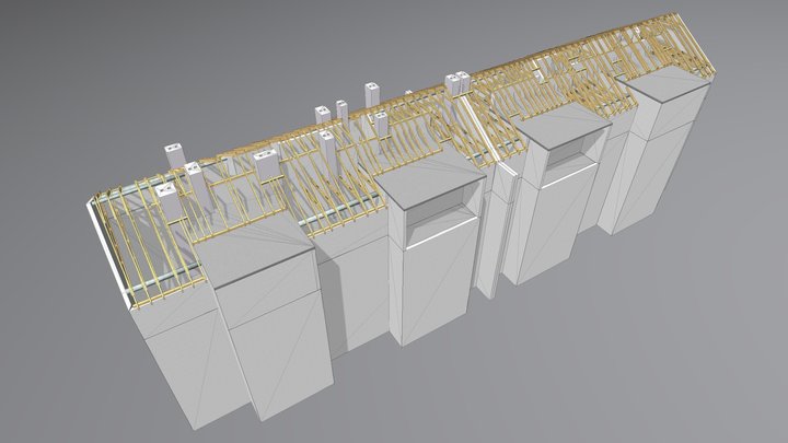 Naramowice - budynek F 3D Model
