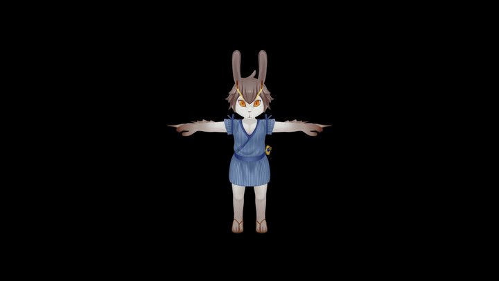 【奇美拉】艾比 3D Model