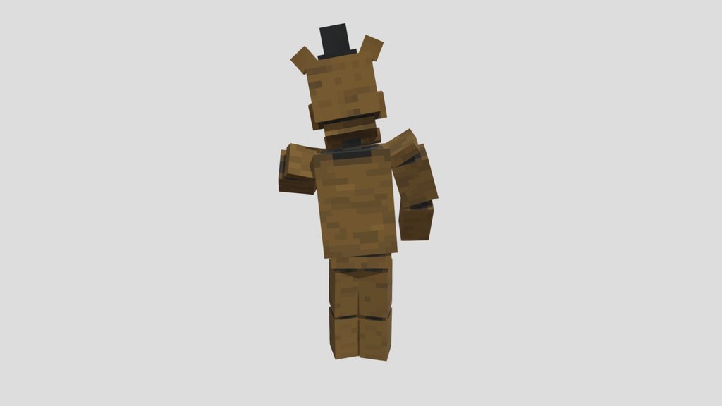 Freddy Fazbear - Minecraft (No Animations)