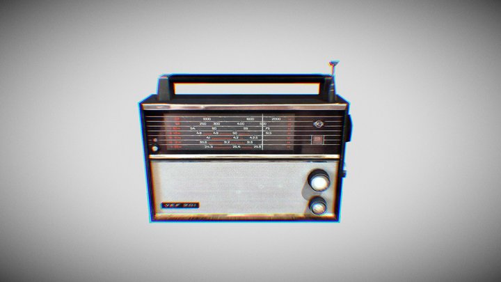 USSR Radio 3D Model