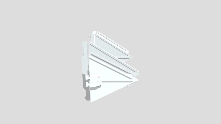 TIE SITH low poly 3D model 3D Model