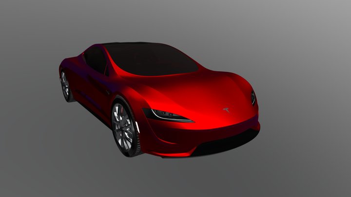 Tesla 3D 3D Model
