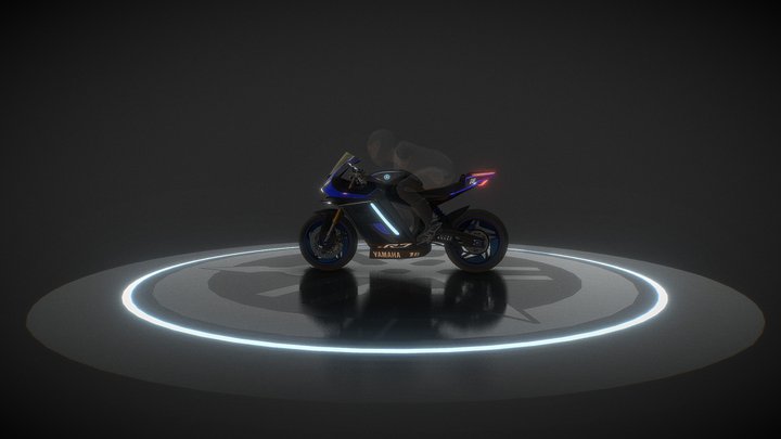 Yamaha R7 concept 3D Model