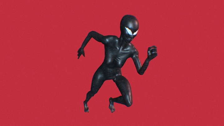 humanoid spider female run