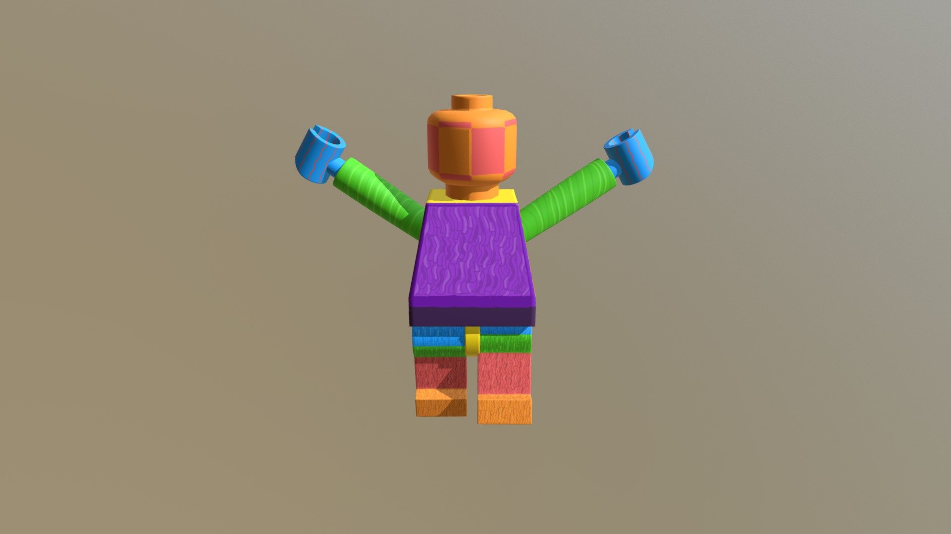 Lego piñata - Texturizado - Felbaqtel