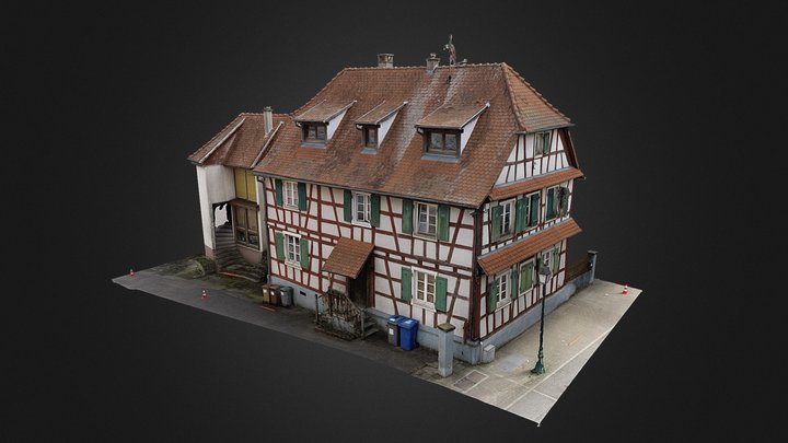 Maison alsacienne 3D Model