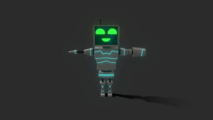 Assignment Piece - Cyber Bot 3D Model