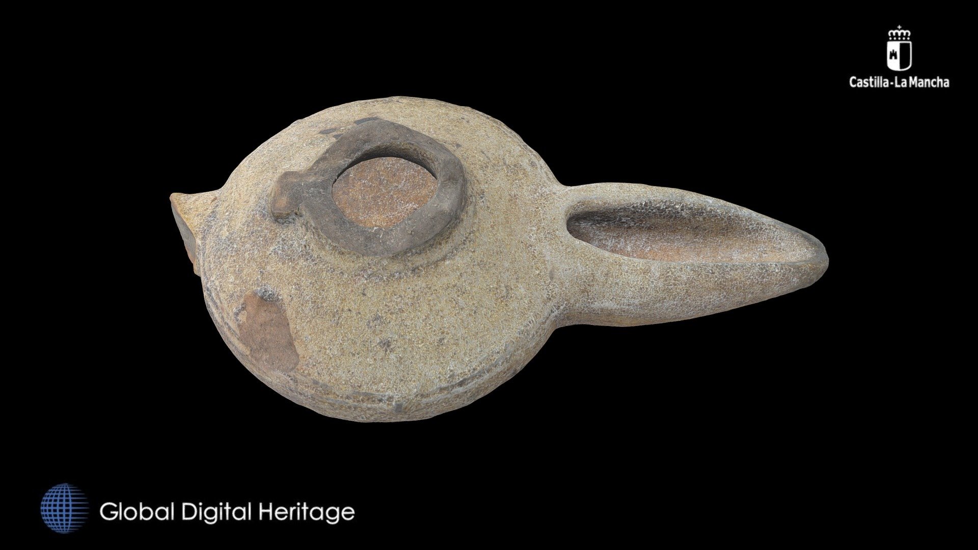 Medieval Islamic Lamp, Castilla-La Mancha, Spain — Sketchfab embed 3D viewer