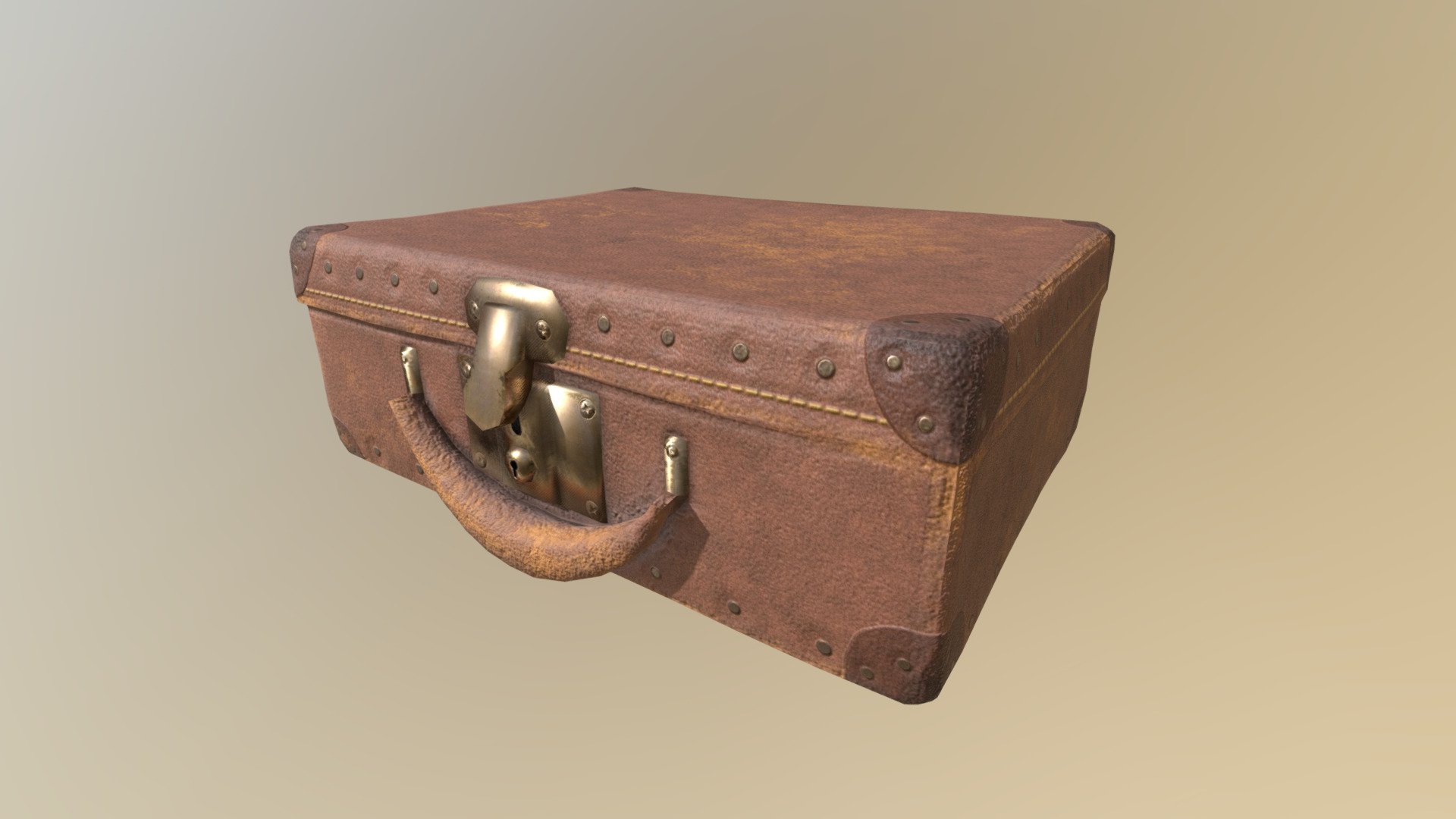 Old Suitcase [Weekly Challenge] - 3D model by Hanesto [b604eae] - Sketchfab