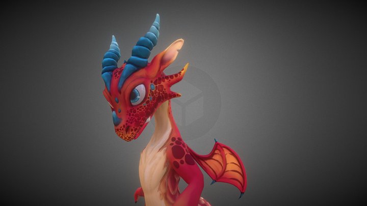 Red Dragon 3D Model