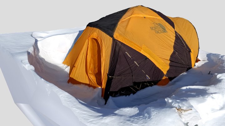 Carpa en el volcán 3D Model