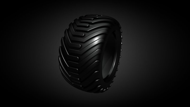 Pneu Agricola 3D Model