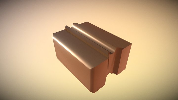 TpESTATE 180MM Hydraform Conduit Block 3D Model