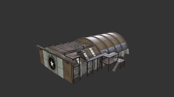 Heavy Factory 3D Model