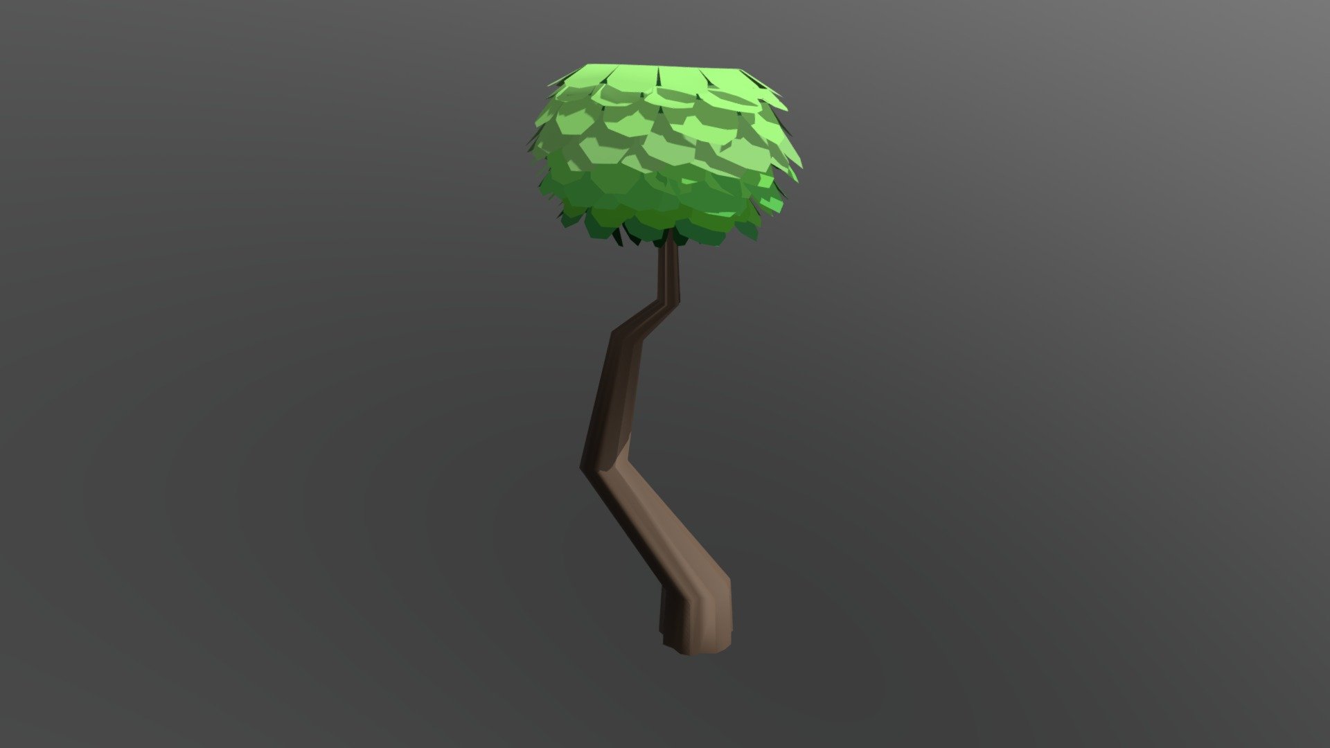 Low-Poly Stylized Tree