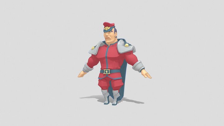 Street Fighter Vega (1/12) 3D Model