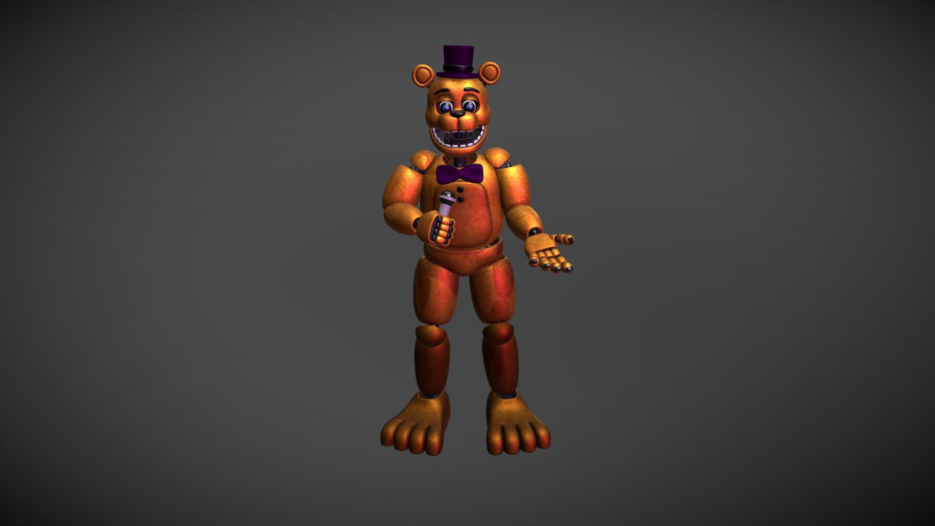 Fredbear UCN - Download Free 3D model by MrSpringMen (@MrSpringMen