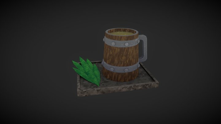 Piwo substance painter 3D Model