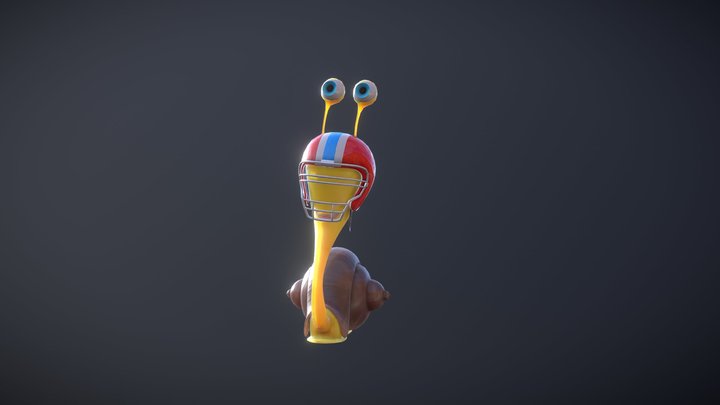 Snail-ToonAnimation 3D Model