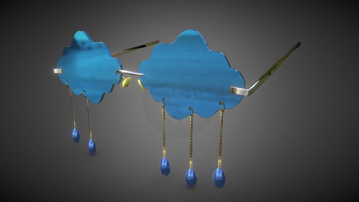 Glass Cloud 3D Model