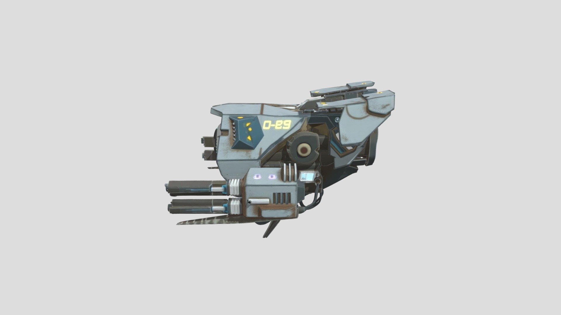 Interceptor Drone - Download Free 3D model by Minhnhat2003 [b60b732 ...