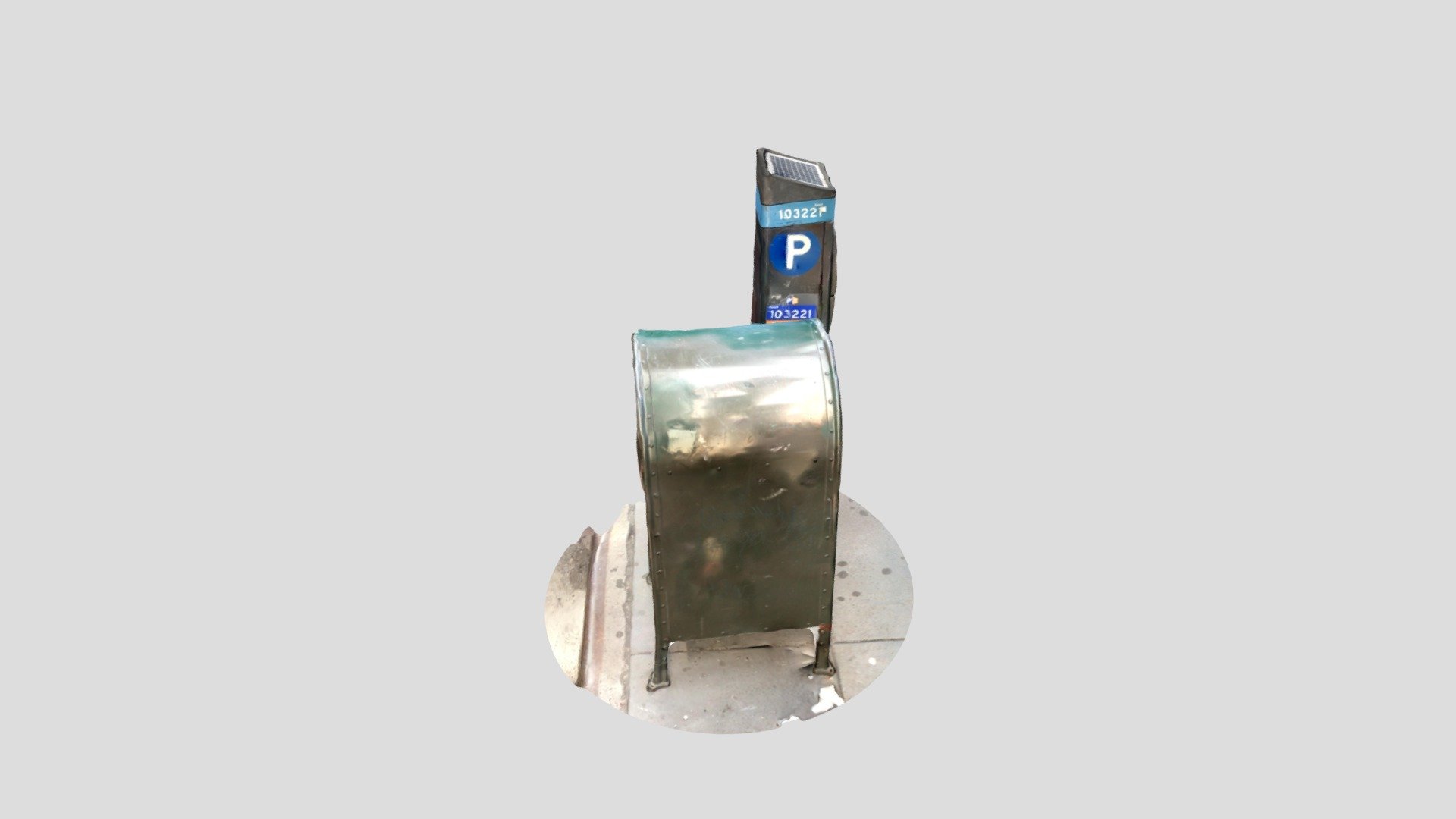 Mail box and automated parking payment