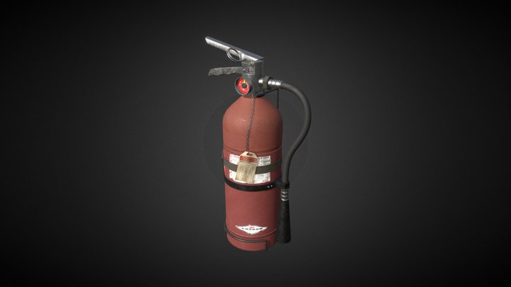 Fire extinguisher 3D Model
