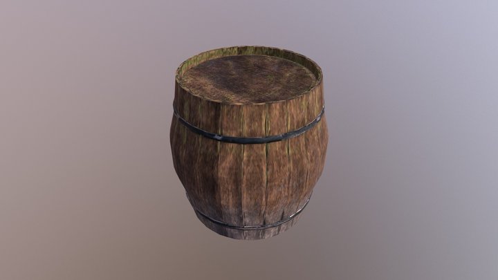 Barrel 3D Model