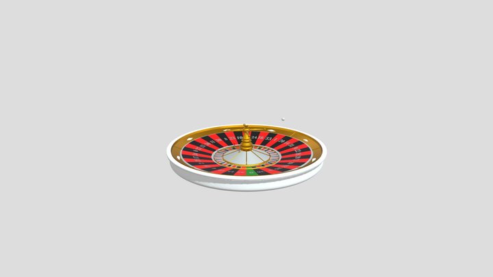 Roulette 3D Model
