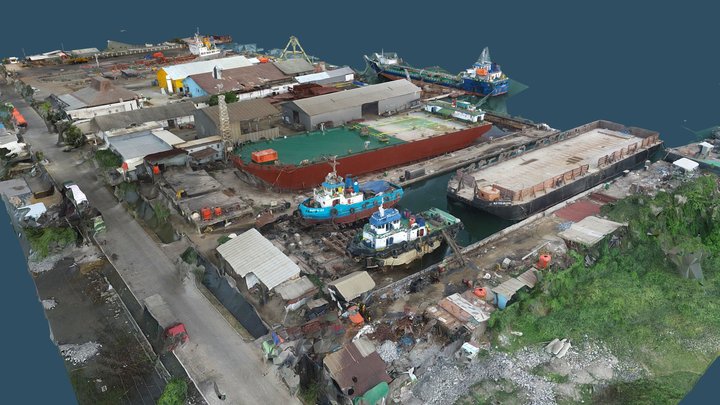 Samudera Shipyard - Semarang 3D Model