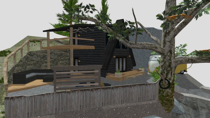 DAE Diorama - Eco House 3D Model