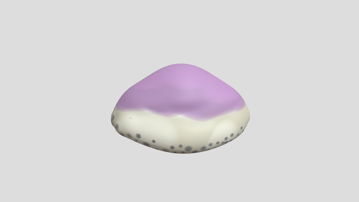 Snake head cowrie 3D Model