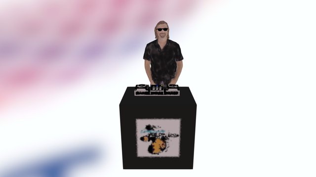 DJ CON ESTUDIO 3D Model